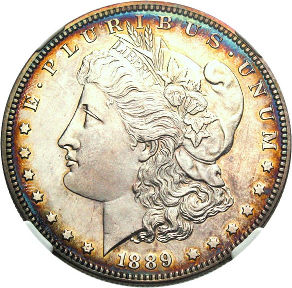 image for: 1889 $1 NGC/CAC Proof 63 * Pretty Toning *