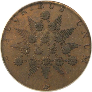image for: Kentucky Cent PCGS/CAC AU50 (Plain Edge) OGH