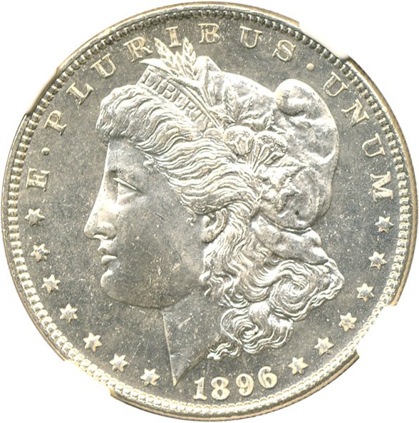image for: 1896 $1 NGC MS64 PL