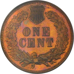 image for: 1874 1c PCGS/CAC Proof 64 RB OGH * Color *