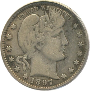 image for: 1897-O 25c PCGS VF20
