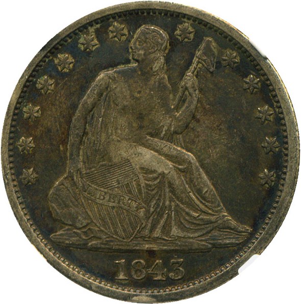 image for: 1843-O 50c NGC XF40