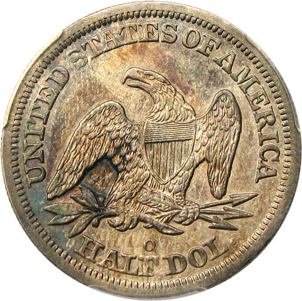 image for: 1844-O 50c PCGS XF45 (Doubled Date)