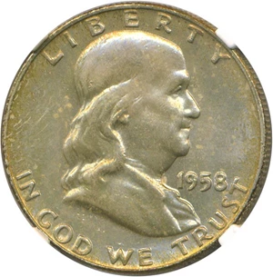 image for: 1958-D 50c NGC MS66 FBL