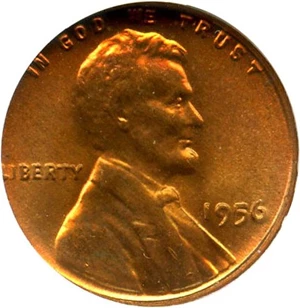 image for: 1956 1c NGC MS65 RB