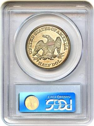 image for: 1858 50c PCGS Proof 63 * Very Low Mintage *