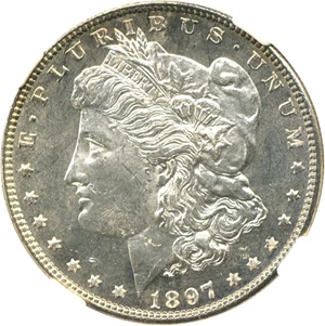 image for: 1897 $1 NGC MS63 PL
