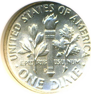 image for: 1952-D 10c NGC MS67 FT