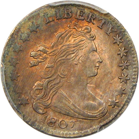 image for: 1807 10c PCGS/CAC MS64 * Great Early Type Coin *