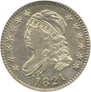 image for: 1821 10c PCGS AU55 OGH