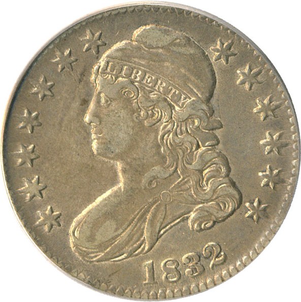 image for: 1832 50c PCGS XF45