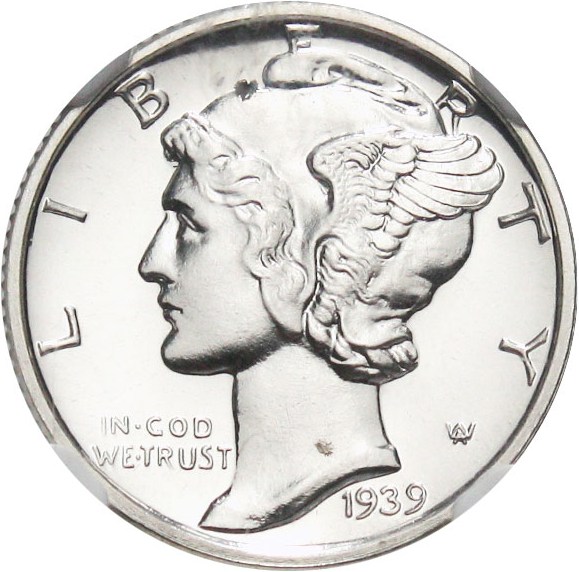 image for: 1939 10c NGC Proof 66 Cameo - Rare Cameo Proof