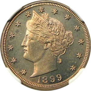 image for: 1899 5c NGC Proof 65