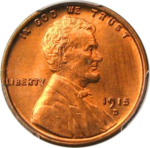 image for: 1915-D 1c PCGS/CAC MS66 RD - Tied for Finest Graded