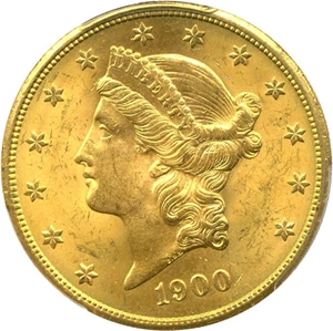 image for: 1900-S $20 PCGS MS63
