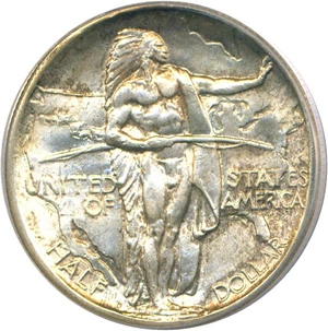 image for: 1934-D Oregon 50c PCGS MS65