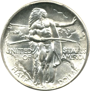 image for: 1934-D Oregon 50c PCGS MS65