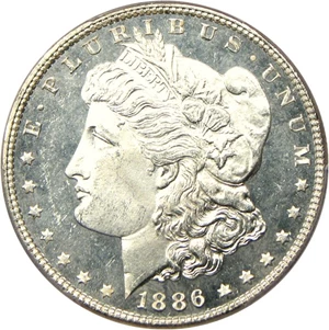 image for: 1886 $1 PCGS MS66 DMPL - Tied for Finest Known