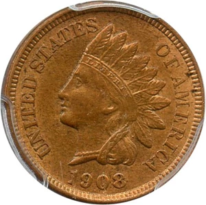 image for: 1908 1c PCGS MS63 RB