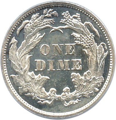 image for: 1875 10c PCGS/CAC Proof 65 Cameo  - No Reserve!