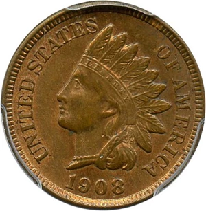 image for: 1908 1c PCGS MS64 RB
