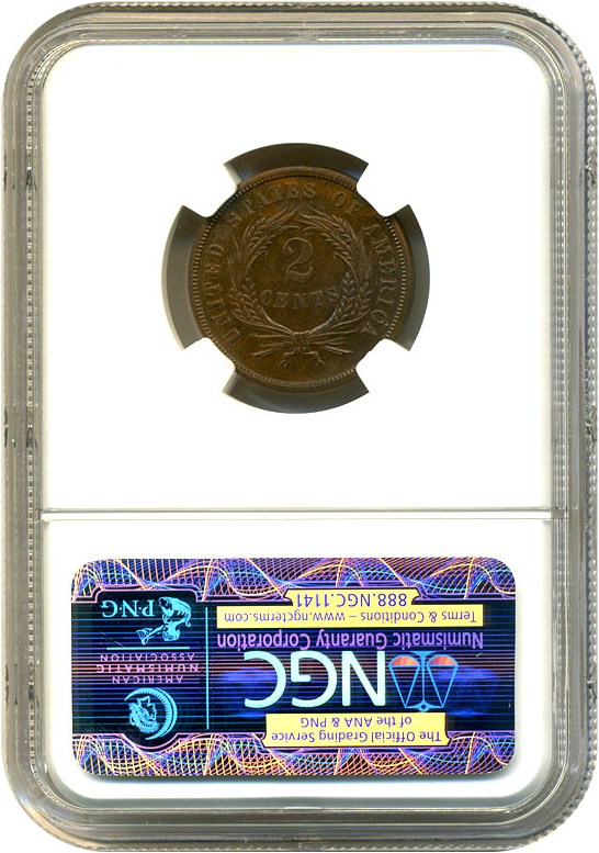 image for: 1870 2c NGC Proof 65 BN