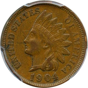 image for: 1904 1c PCGS AU50