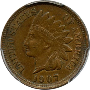 image for: 1907 1c PCGS AU53