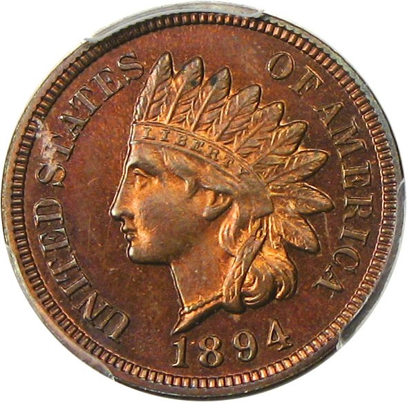 image for: 1894 1c PCGS Proof 64 RB
