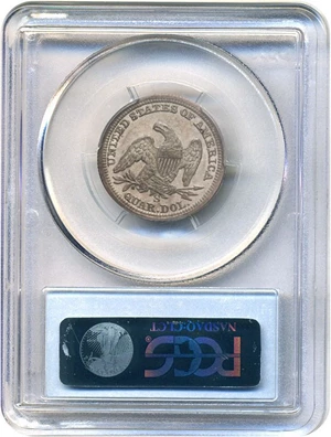 image for: 1856-S 25c PCGS/CAC MS63 - Low Mintage Rarity - Finest at CAC