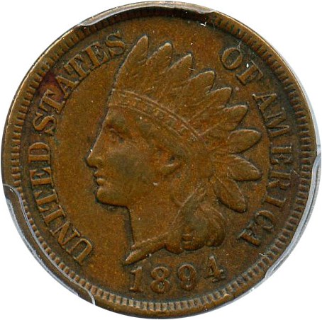 image for: 1894 1c PCGS XF45