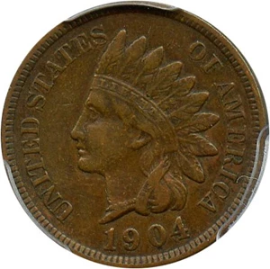 image for: 1904 1c PCGS VF35