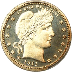 image for: 1911 25c PCGS Proof 66 Cameo - No Reserve!