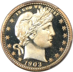 image for: 1903 25c PCGS/CAC Proof 68 Cameo - Amazing Gem Proof