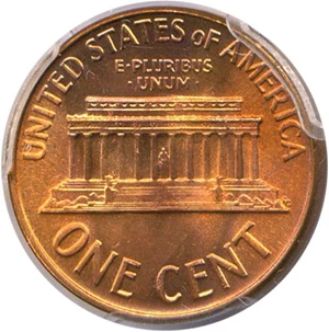 image for: 1965 1c PCGS MS67 RD - Great Registry Coin