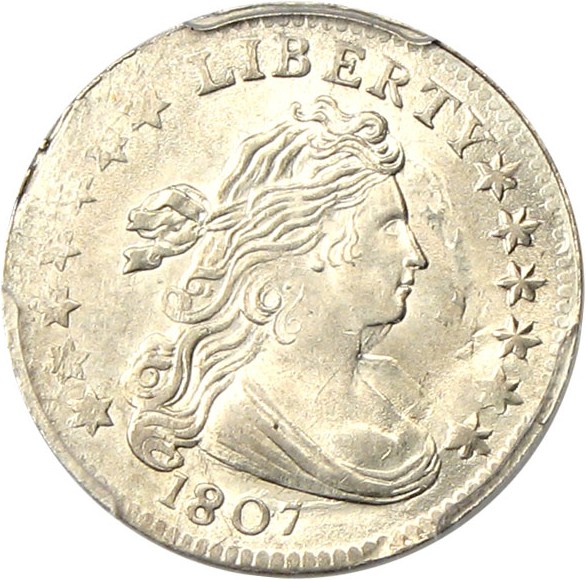 image for: 1807 10c PCGS MS65 (JR-1) - Gem Draped Bust Dime Grade Rarity