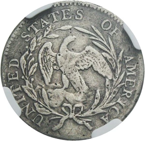image for: 1796 10c NGC VF Details, Repaired - Key early Draped Bust dime