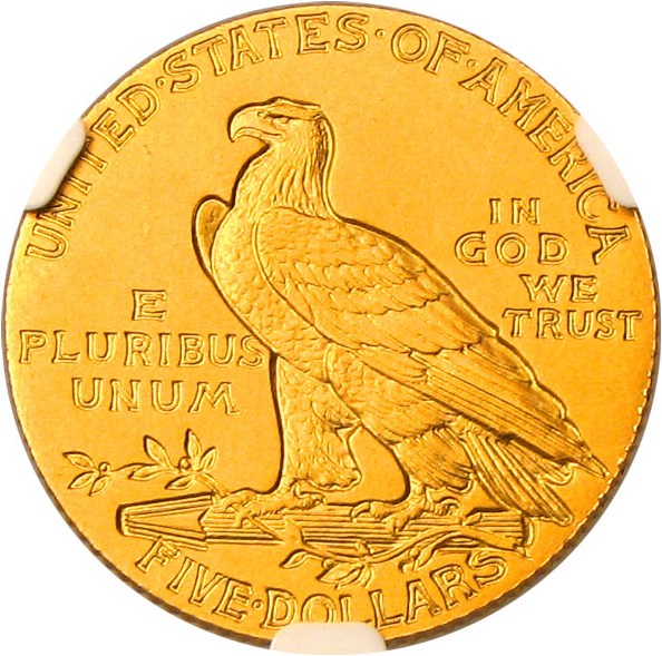 image for: 1912 $5 NGC Proof 66 - Gem Matte Proof Gold Coin Rarity