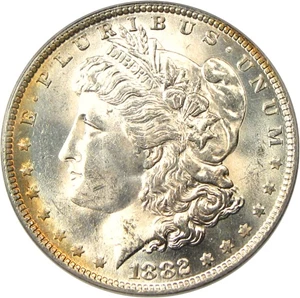 image for: 1882-O/S $1 PCGS MS64 (Top 100, VAM 4, O/S Recessed)