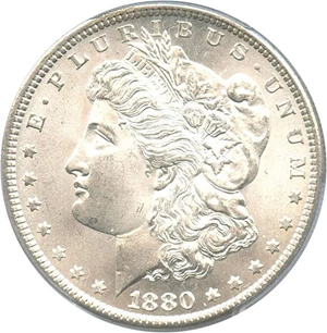 image for: 1880 $1 PCGS MS66