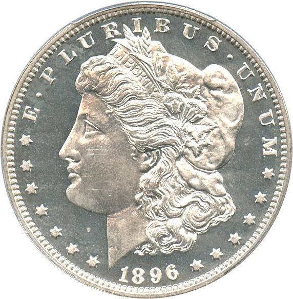 image for: 1896 $1 PCGS Proof 65 Cameo