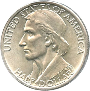 image for: 1935 Boone 50c PCGS MS65