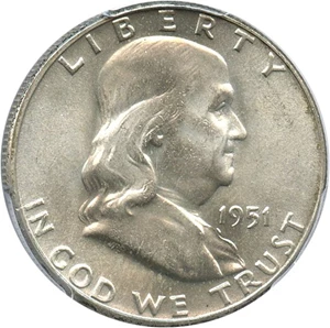 image for: 1951 50c PCGS/CAC MS66