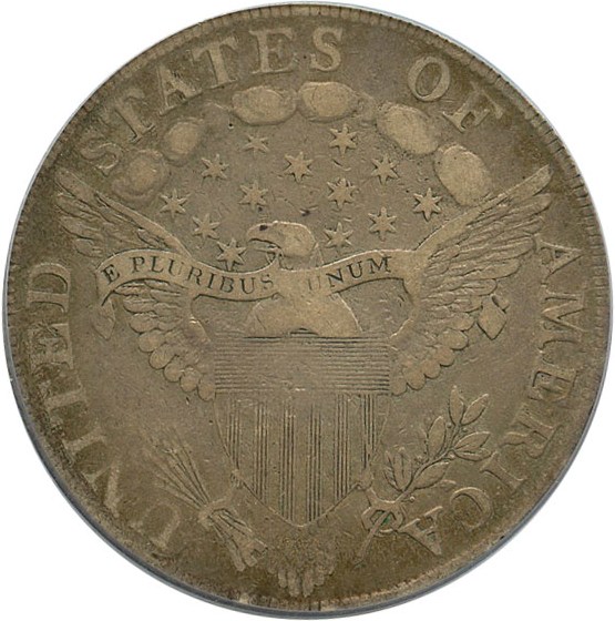 image for: 1798 $1 PCGS/CAC F12 (B-14 BB-122) - Large Eagle Bust Dollar - No Reserve!