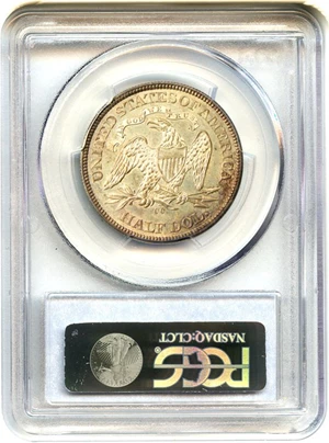 image for: 1871-CC 50c PCGS/CAC AU58 - Important Carson City Mint rarity