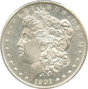 image for: 1901-O $1 PCGS MS65 PL