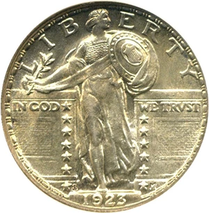 image for: 1923-S 25c NGC MS62 FH - Key Date