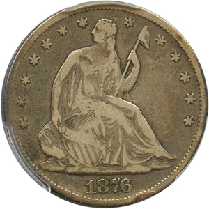 image for: 1876-CC 50c PCGS VG-10