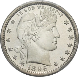 image for: 1896 25c PCGS/CAC Proof 66 Cameo