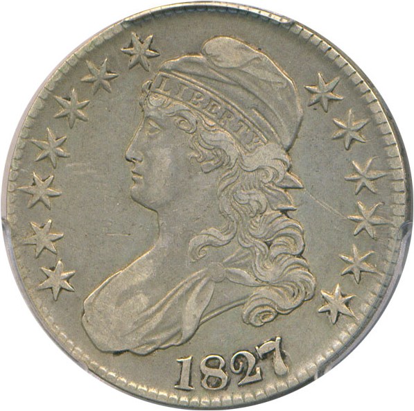 image for: 1827/6 50c PCGS VF35 (Overton 101)
